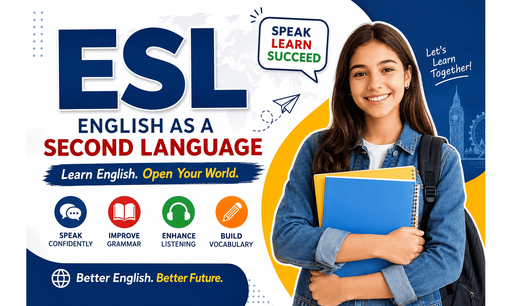 ESL, English as a Second Language